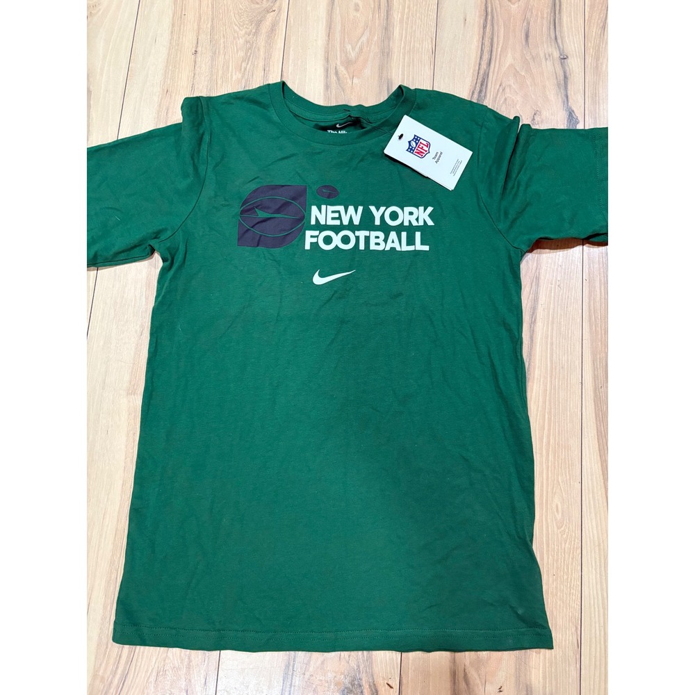 Kids New York Jets Football Nike Green T-Shirt NFL‎ Gotham City Youth Large